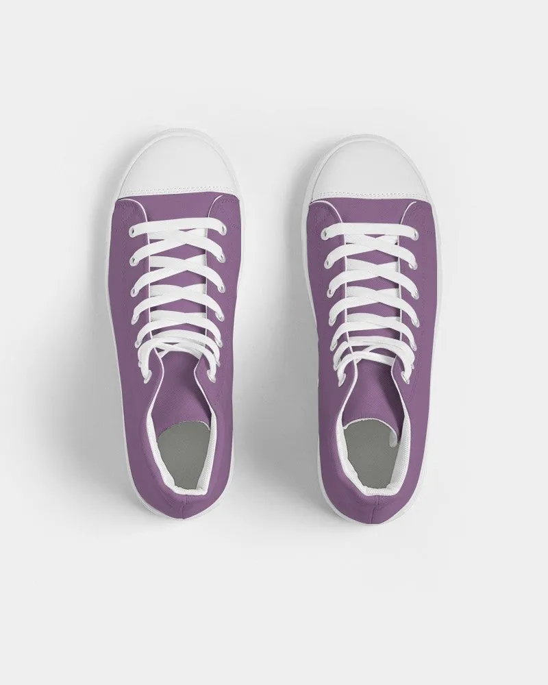 Shaded Pastel Purple High-Top Canvas Sneakers | Men's | C30M60Y0K30