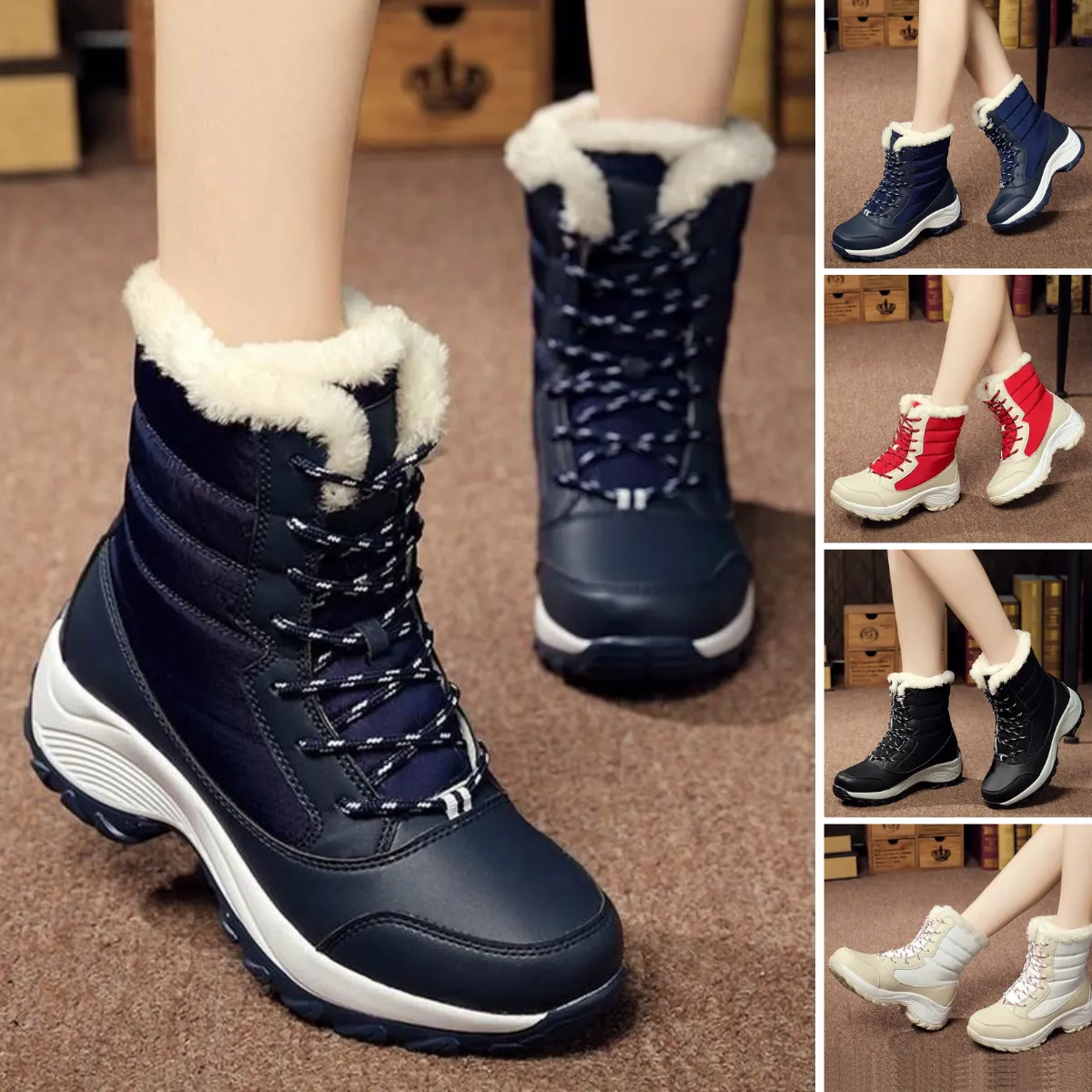 Stylish Warm Winter Snow Boots for Women | Ideal for Winter