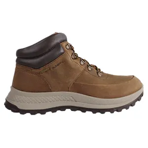 Tan Leather Waterproof Men's Boots with Laces - Dubarry Columbia