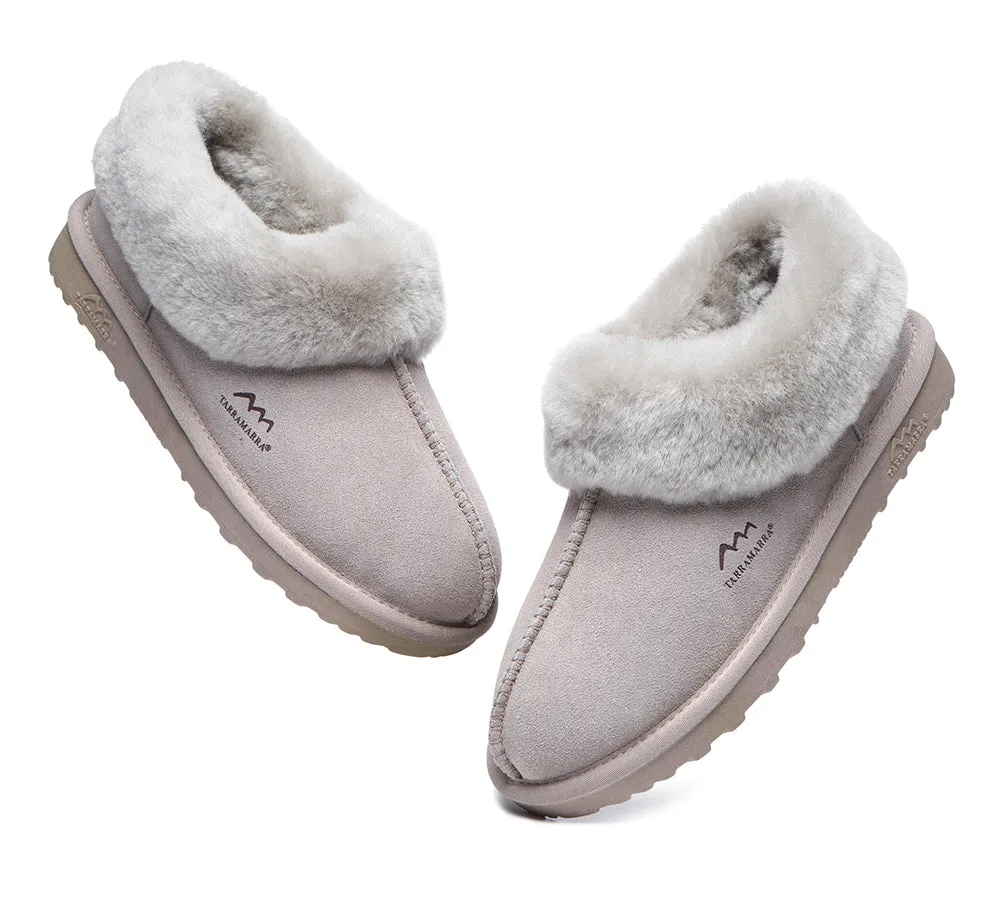 TARRAMARRA® UGG Slippers Premium Sheepskin Wool Collar Ankle Hana