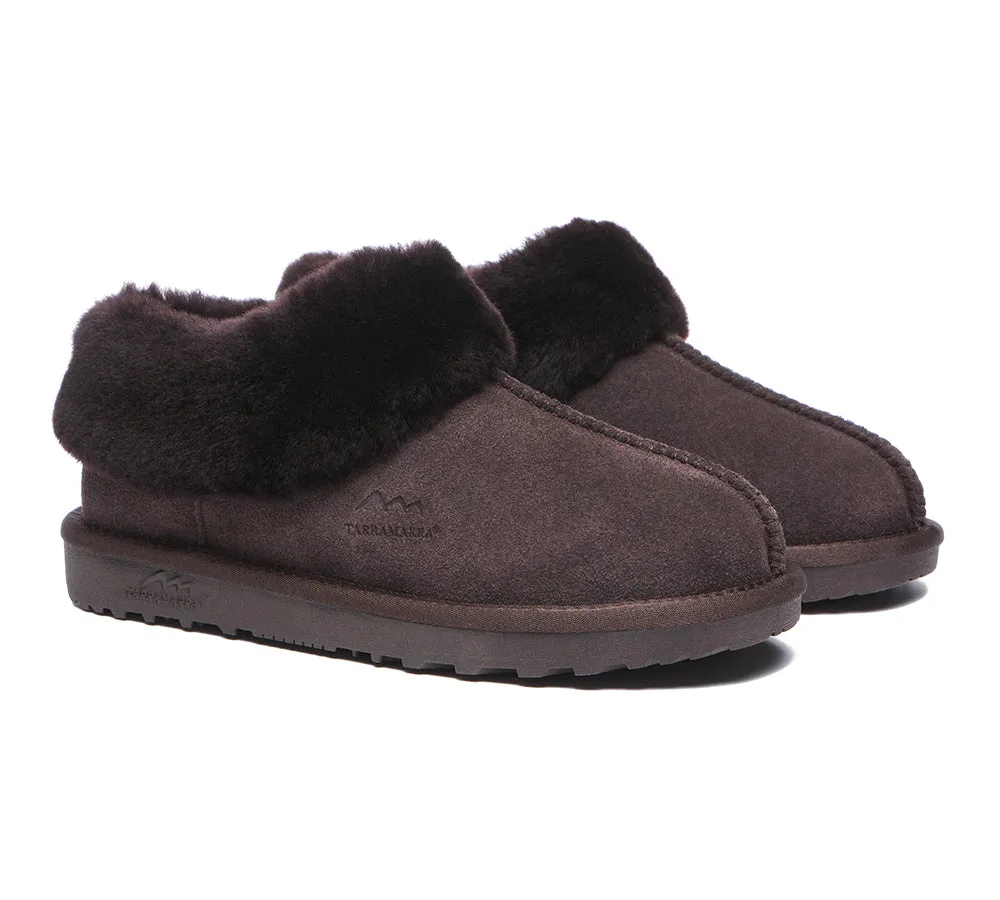 TARRAMARRA® UGG Slippers Premium Sheepskin Wool Collar Ankle Hana