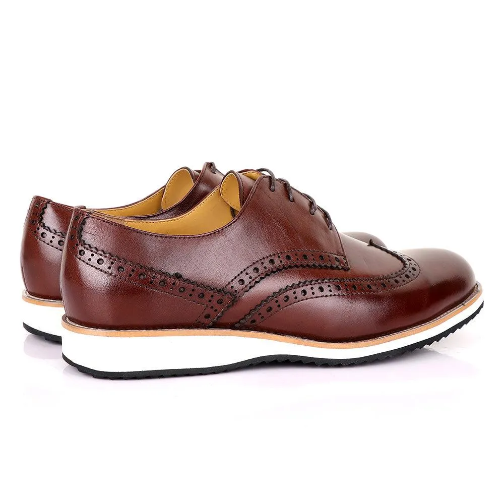 Terry Taylors Classic Oxford Brown Leather shoe