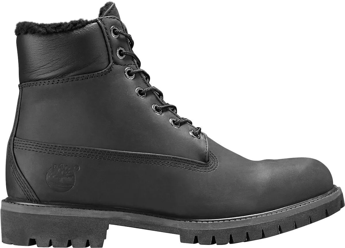 Timberland Men's Premium 6" Warm Fur Black