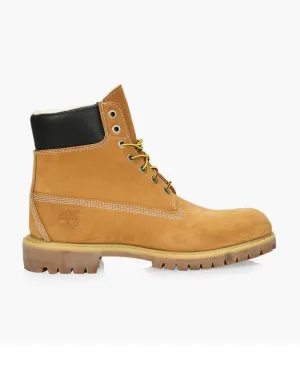 Timberland Men's Premium 6" Warm Fur Wheat