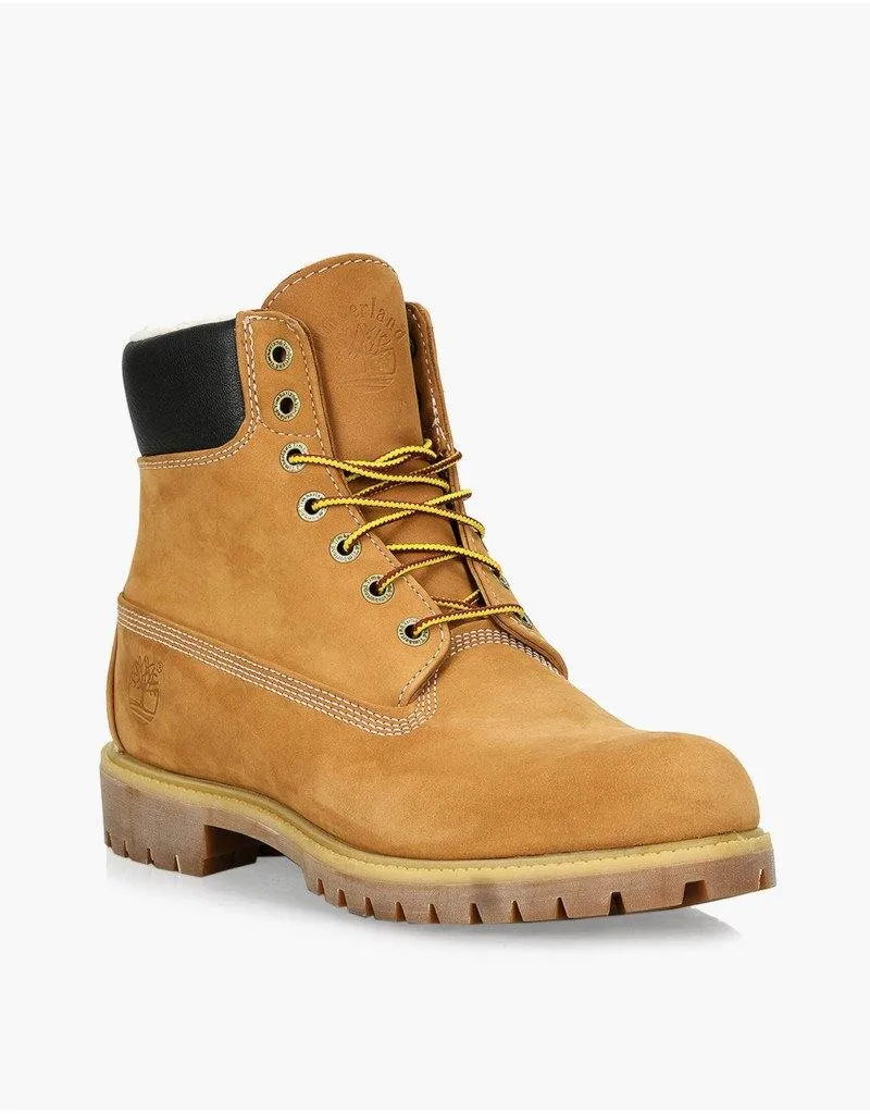 Timberland Men's Premium 6" Warm Fur Wheat