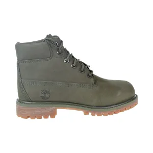 Timberland Premium 6 Inch Watherproof Boot Little Kids' Shoes Dark Green