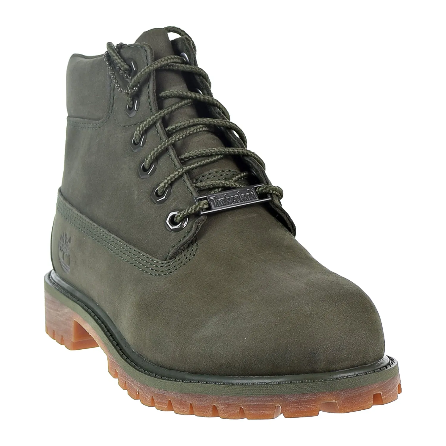 Timberland Premium 6 Inch Watherproof Boot Little Kids' Shoes Dark Green