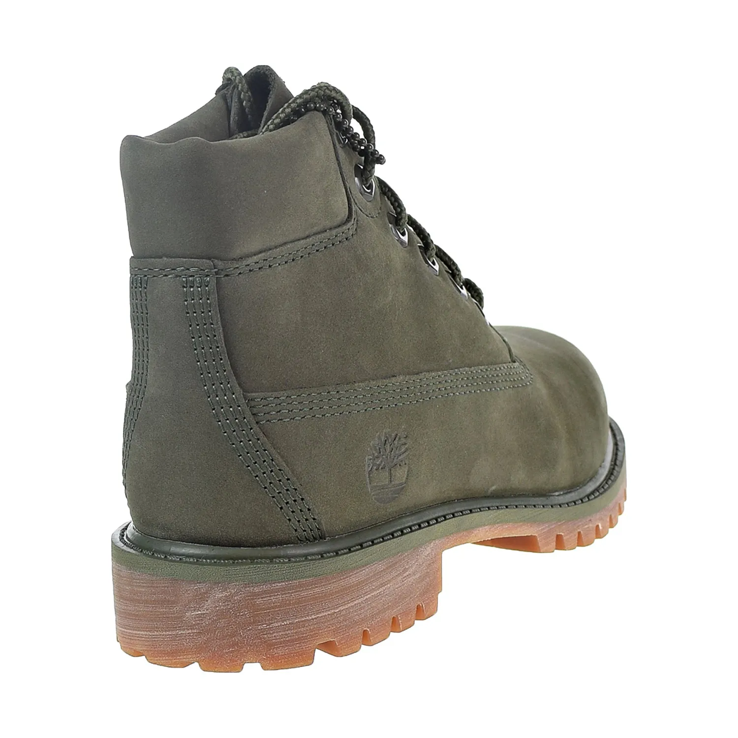 Timberland Premium 6 Inch Watherproof Boot Little Kids' Shoes Dark Green