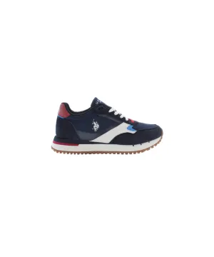 US POLO MENS NYLON SNEAKER WITH RUNNING OUTSOLE