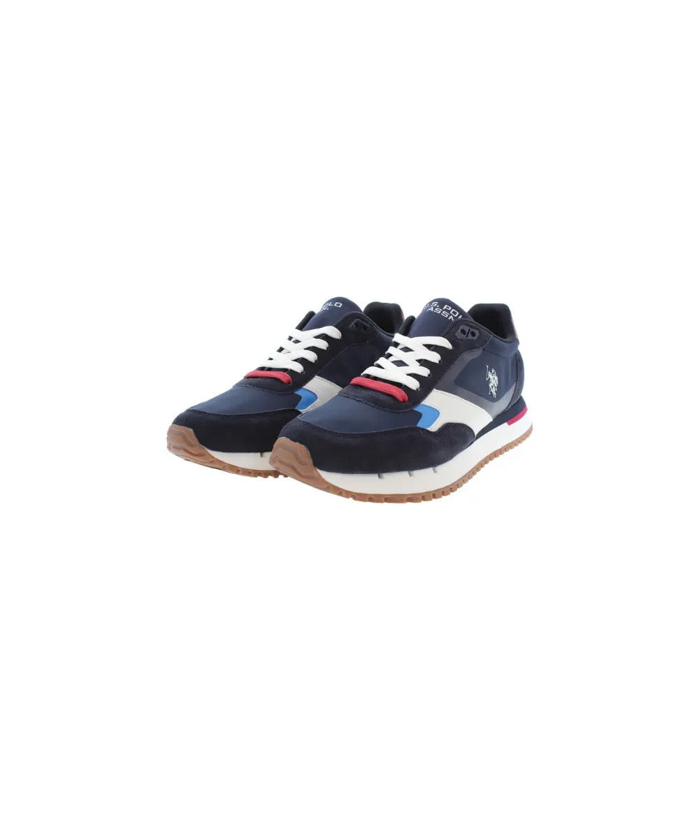 US POLO MENS NYLON SNEAKER WITH RUNNING OUTSOLE