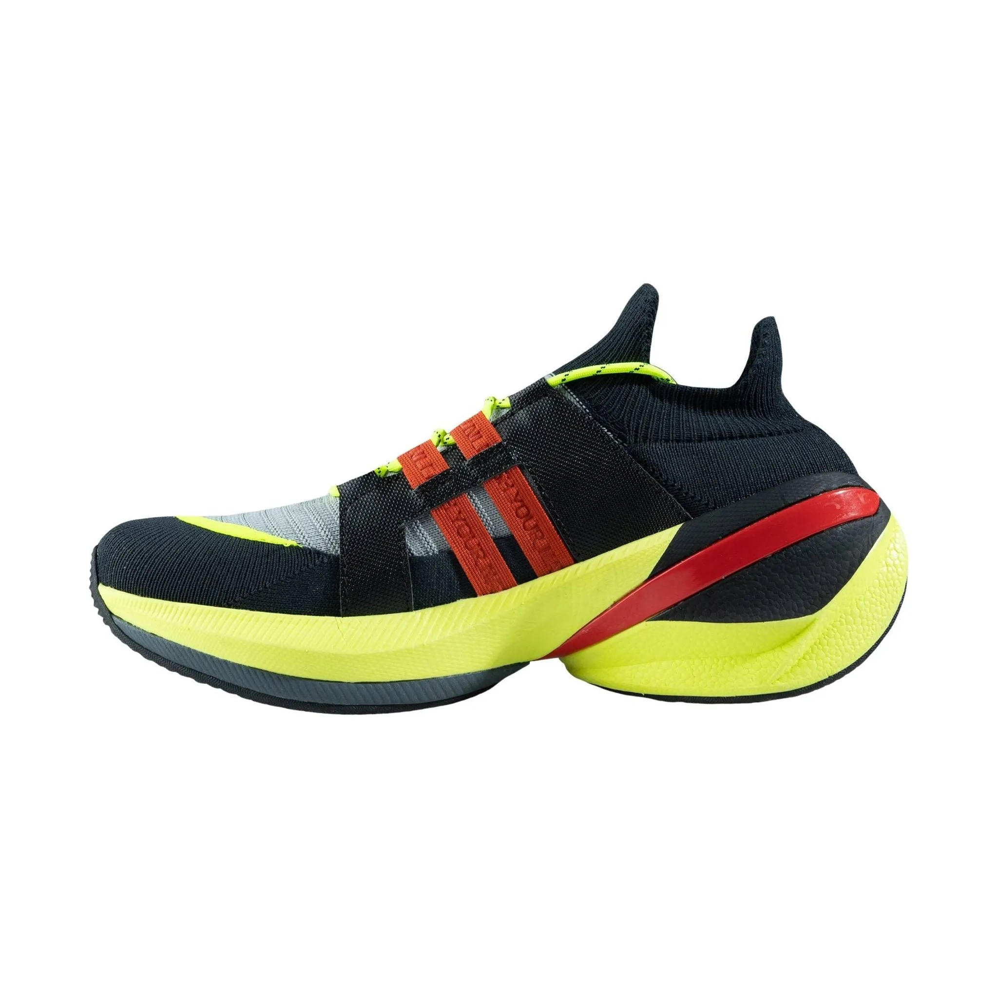 UYN Men's Synapsis Running Shoes - Anthracite/Orange