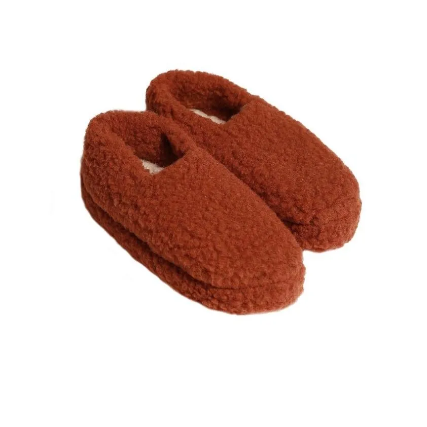 Wool Siberian Slippers - Fox